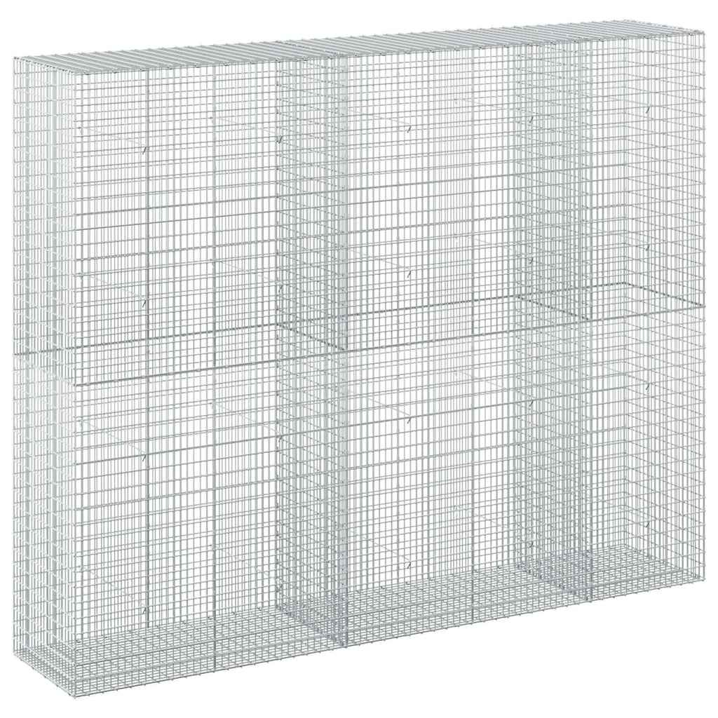 vidaXL Gabion z drutu 3,5 mm i siatką 5x2,5 cm 250x50x200 cm