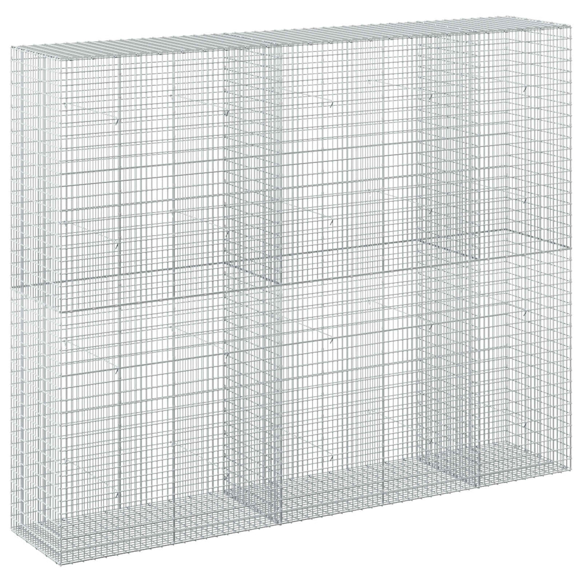 vidaXL Gabion z drutu 3,5 mm i siatką 5x2,5 cm 250x50x200 cm