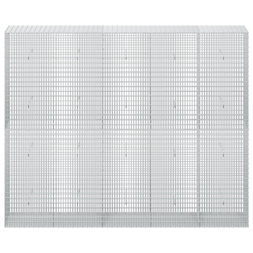vidaXL Gabion z drutu 3,5 mm i siatką 5x2,5 cm 250x50x200 cm