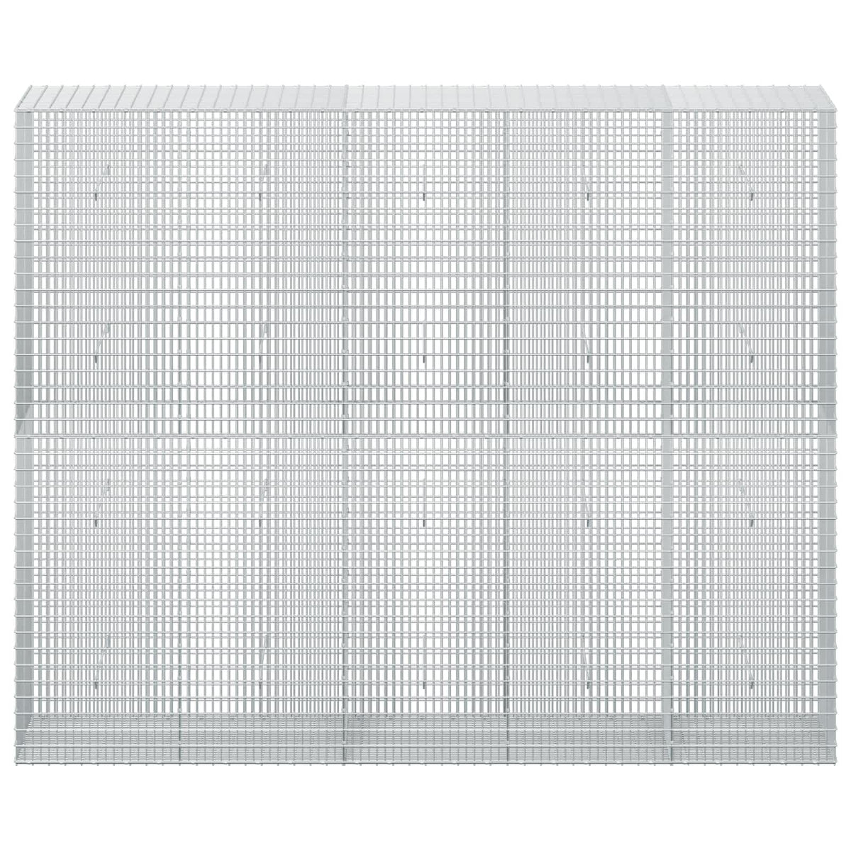 vidaXL Gabion z drutu 3,5 mm i siatką 5x2,5 cm 250x50x200 cm