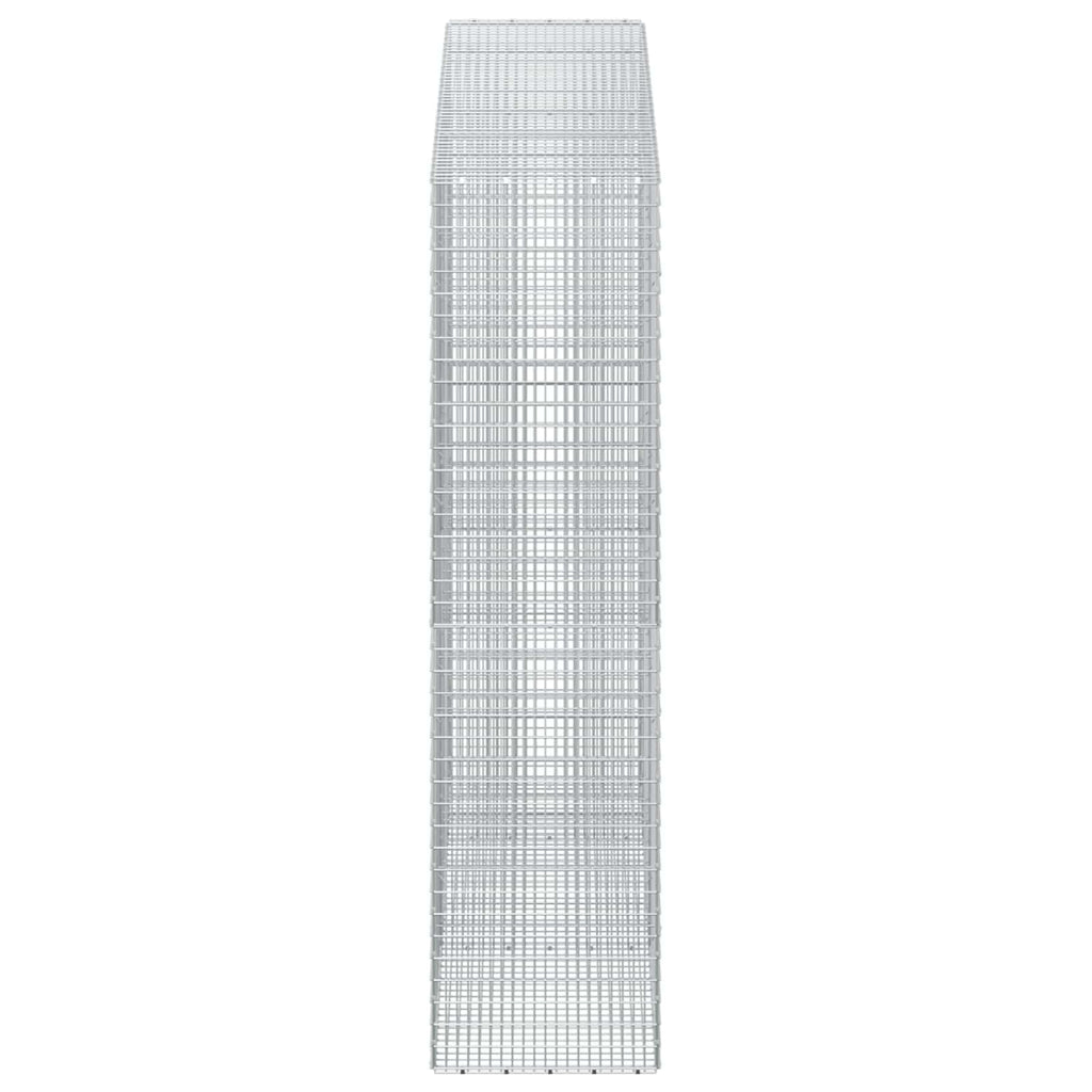 vidaXL Gabion z drutu 3,5 mm i siatką 5x2,5 cm 250x50x200 cm