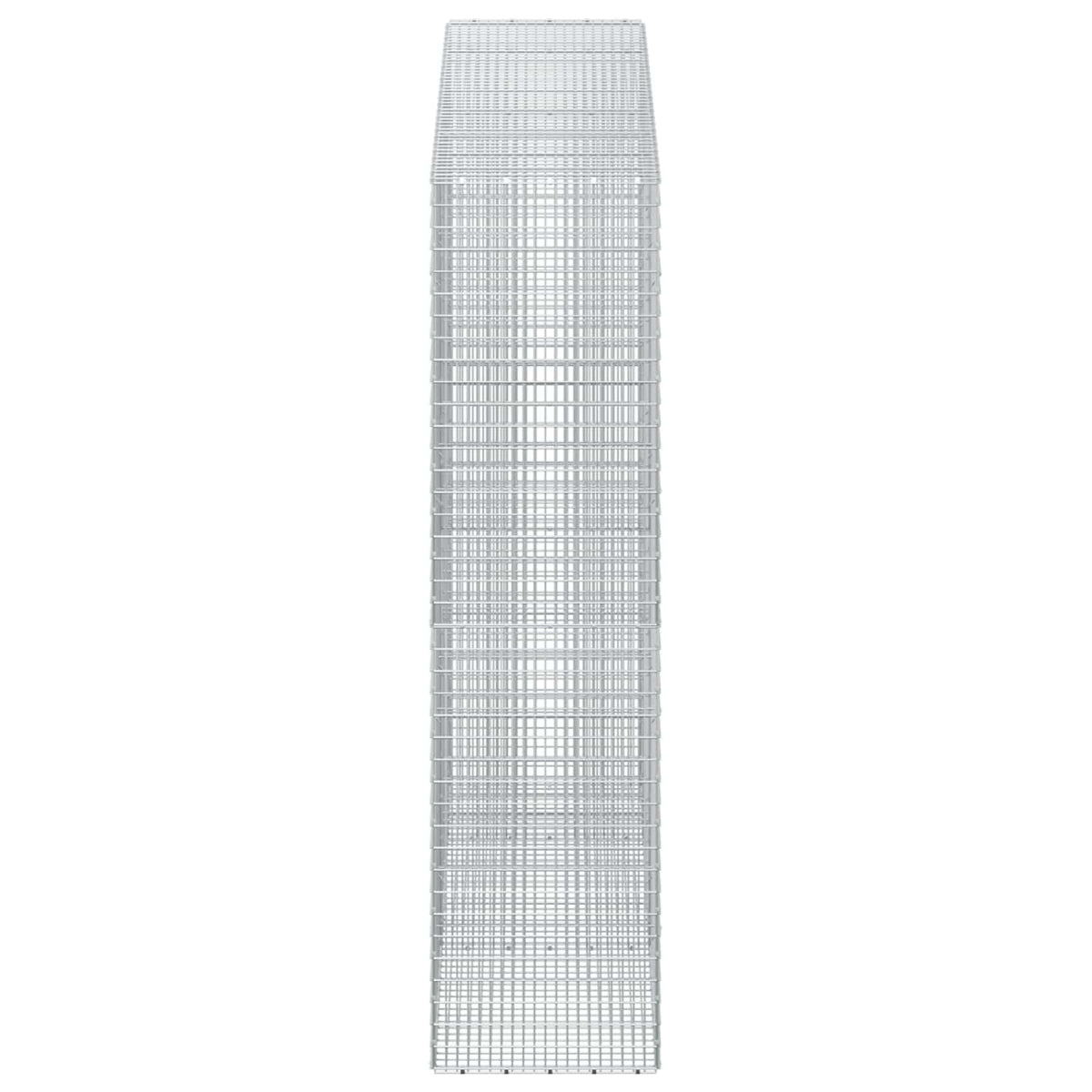 vidaXL Gabion z drutu 3,5 mm i siatką 5x2,5 cm 250x50x200 cm
