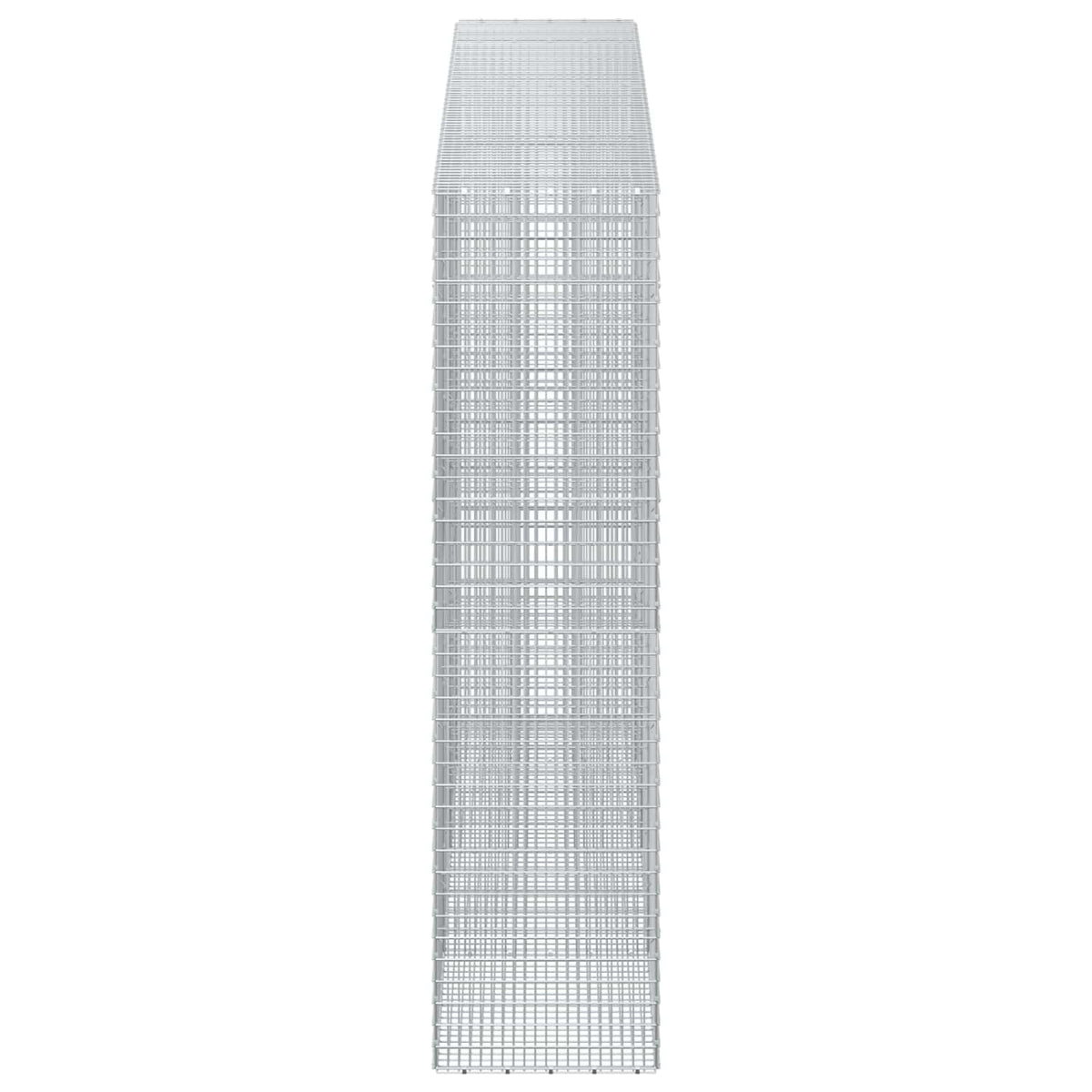 vidaXL Gabion z drutu 3,5 mm i siatką 5x2,5 cm 350x50x200 cm