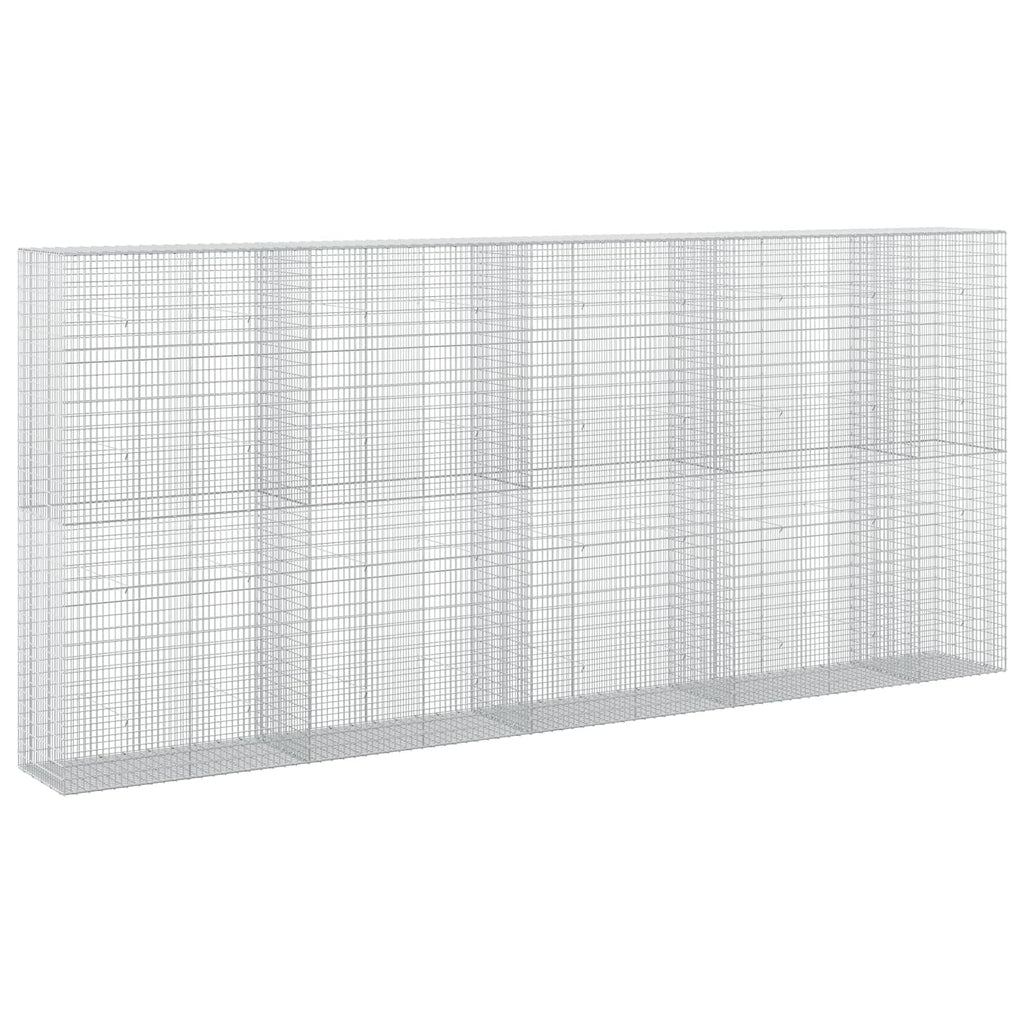 vidaXL Gabion z drutu 3,5 mm i siatką 5x2,5 cm 450x50x200 cm
