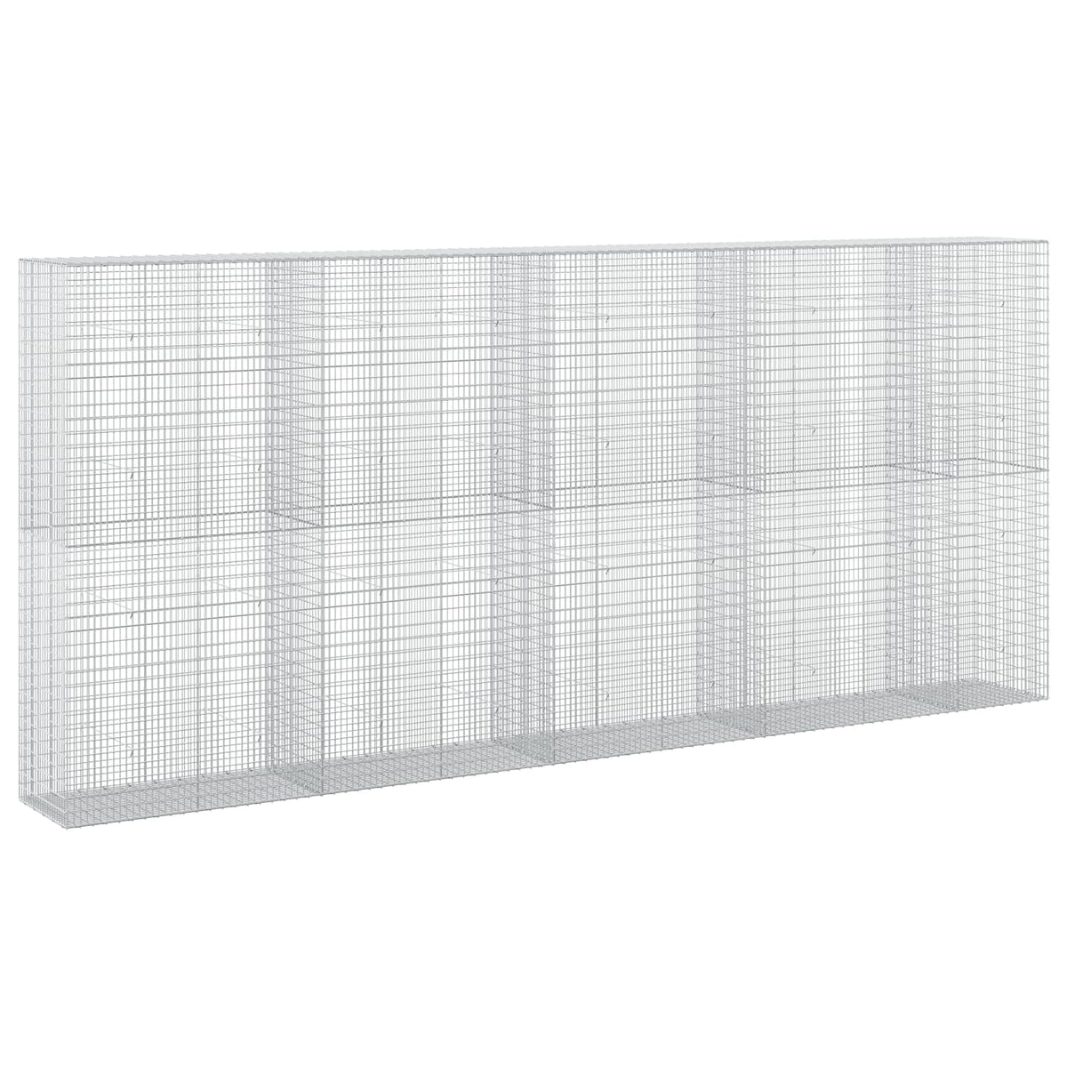 vidaXL Gabion z drutu 3,5 mm i siatką 5x2,5 cm 450x50x200 cm
