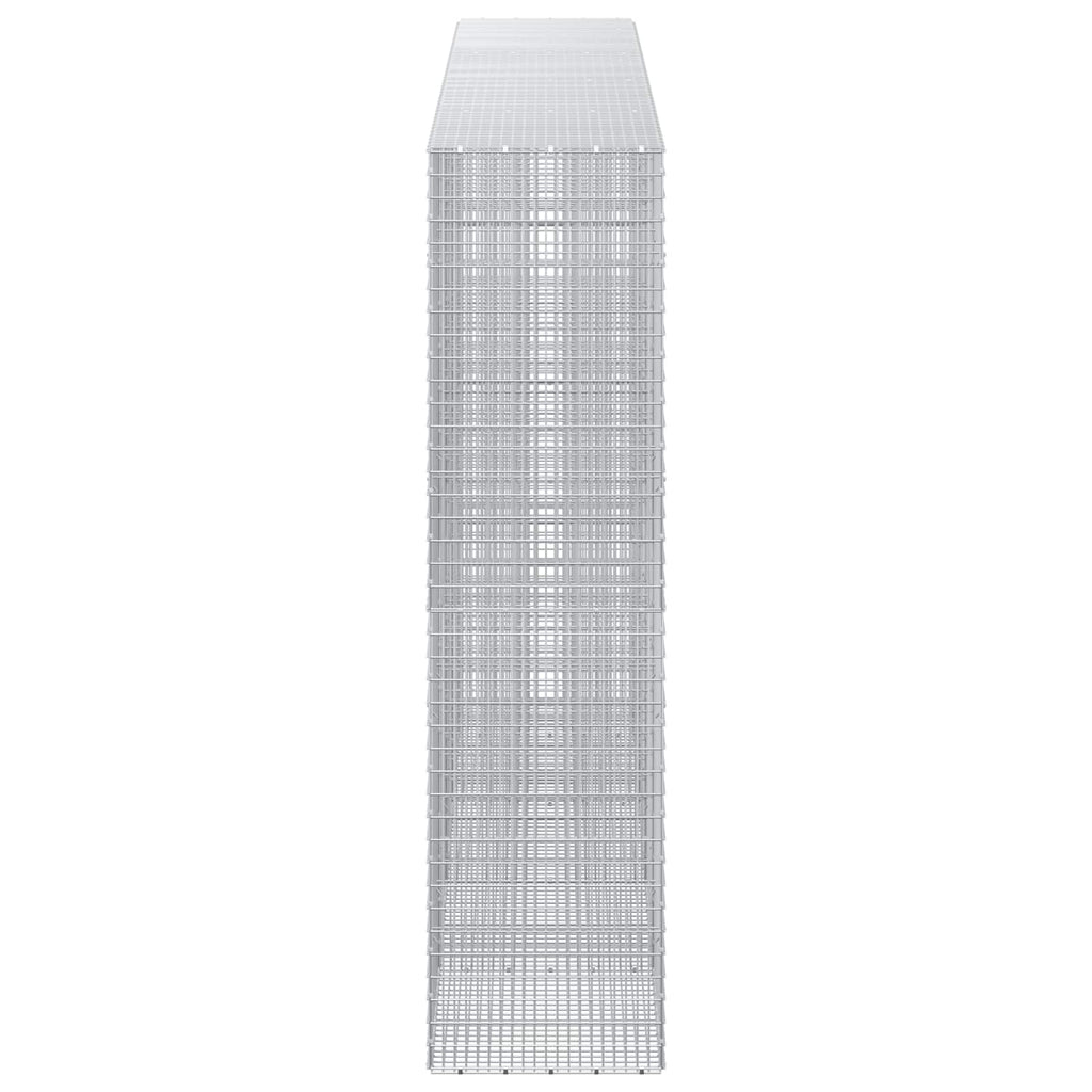 vidaXL Gabion z drutu 3,5 mm i siatką 5x2,5 cm 450x50x200 cm