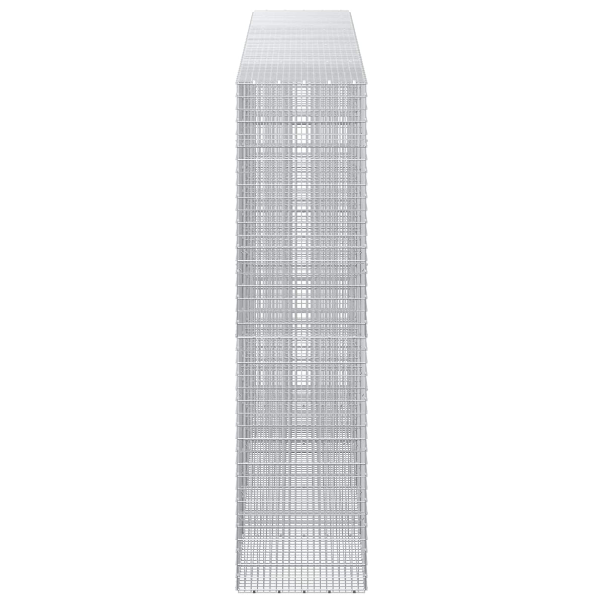 vidaXL Gabion z drutu 3,5 mm i siatką 5x2,5 cm 450x50x200 cm