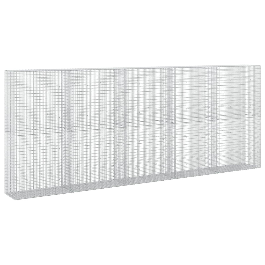 vidaXL Gabion z drutu 3,5 mm i siatką 5x2,5 cm 500x50x200 cm