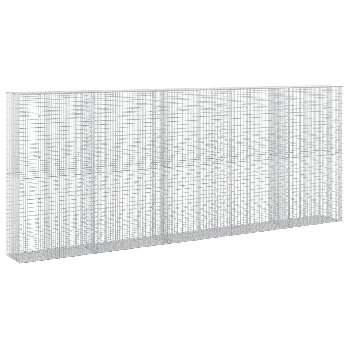 vidaXL Gabion z drutu 3,5 mm i siatką 5x2,5 cm 500x50x200 cm