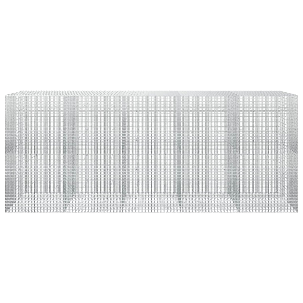 vidaXL Gabion z drutu 3,5 mm i siatką 5x2,5 cm 500x50x200 cm