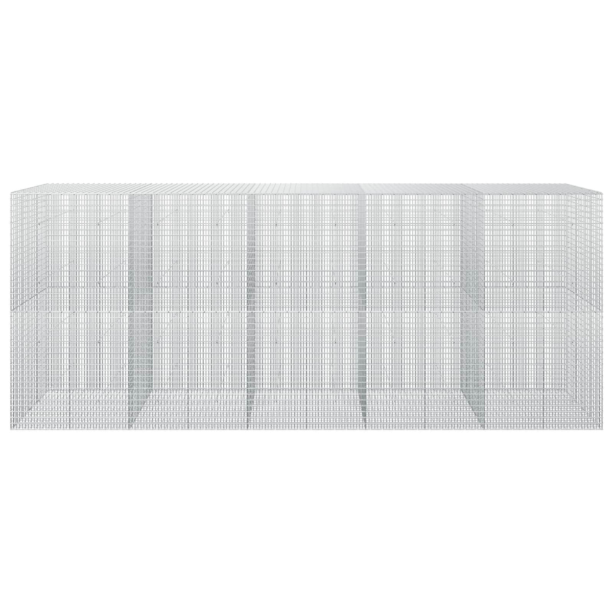 vidaXL Gabion z drutu 3,5 mm i siatką 5x2,5 cm 500x50x200 cm