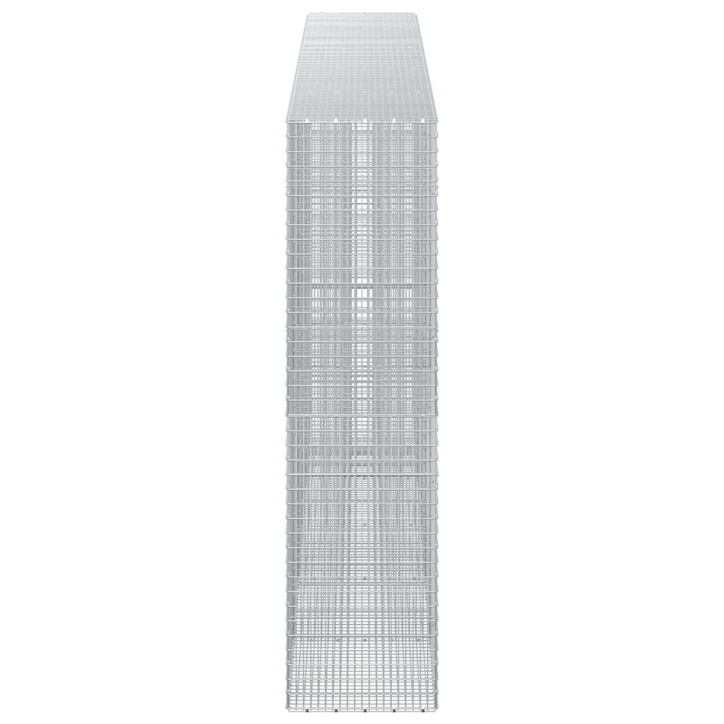 vidaXL Gabion z drutu 3,5 mm i siatką 5x2,5 cm 500x50x200 cm