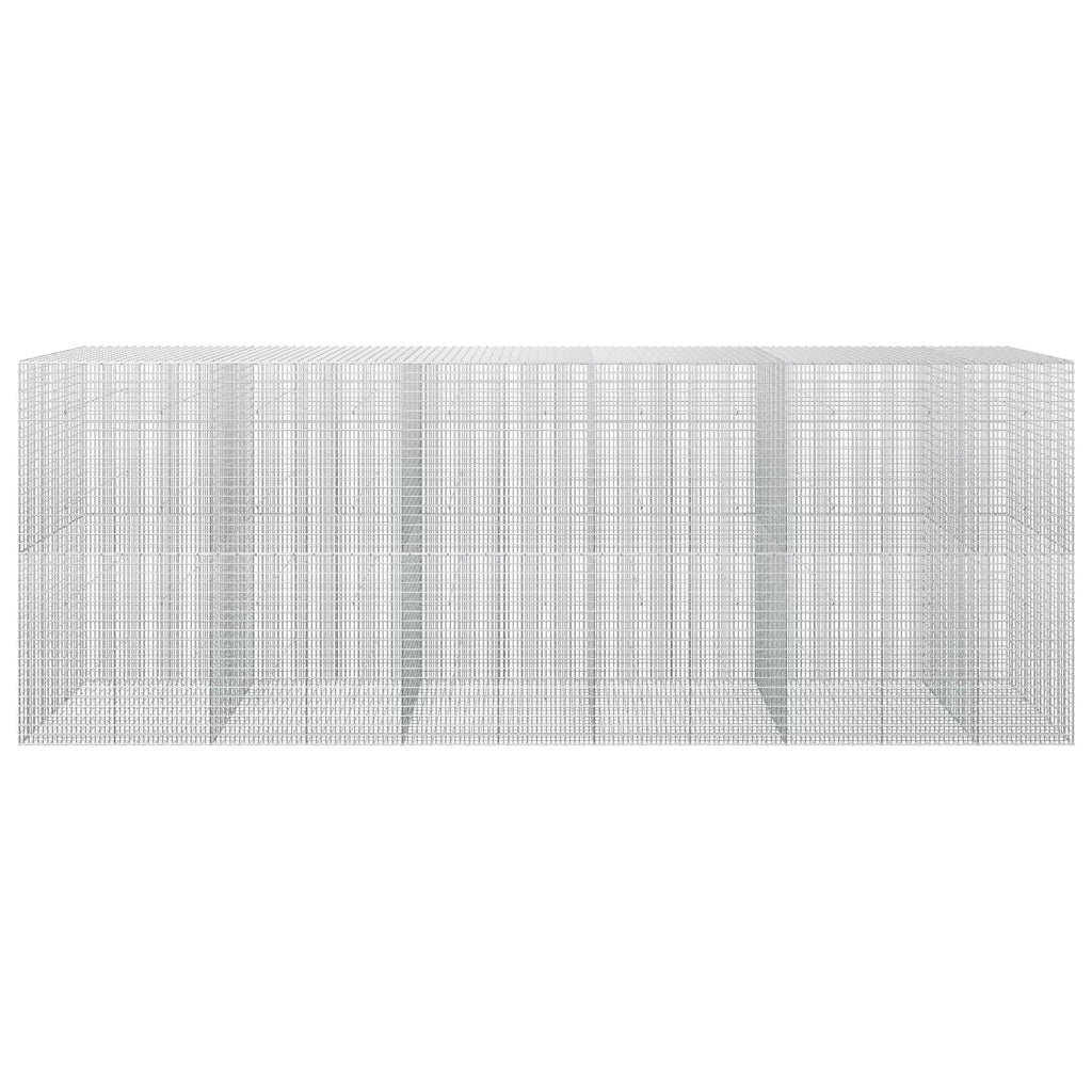 vidaXL Gabion z drutu 3,5 mm i siatką 5x2,5 cm 550x50x200 cm