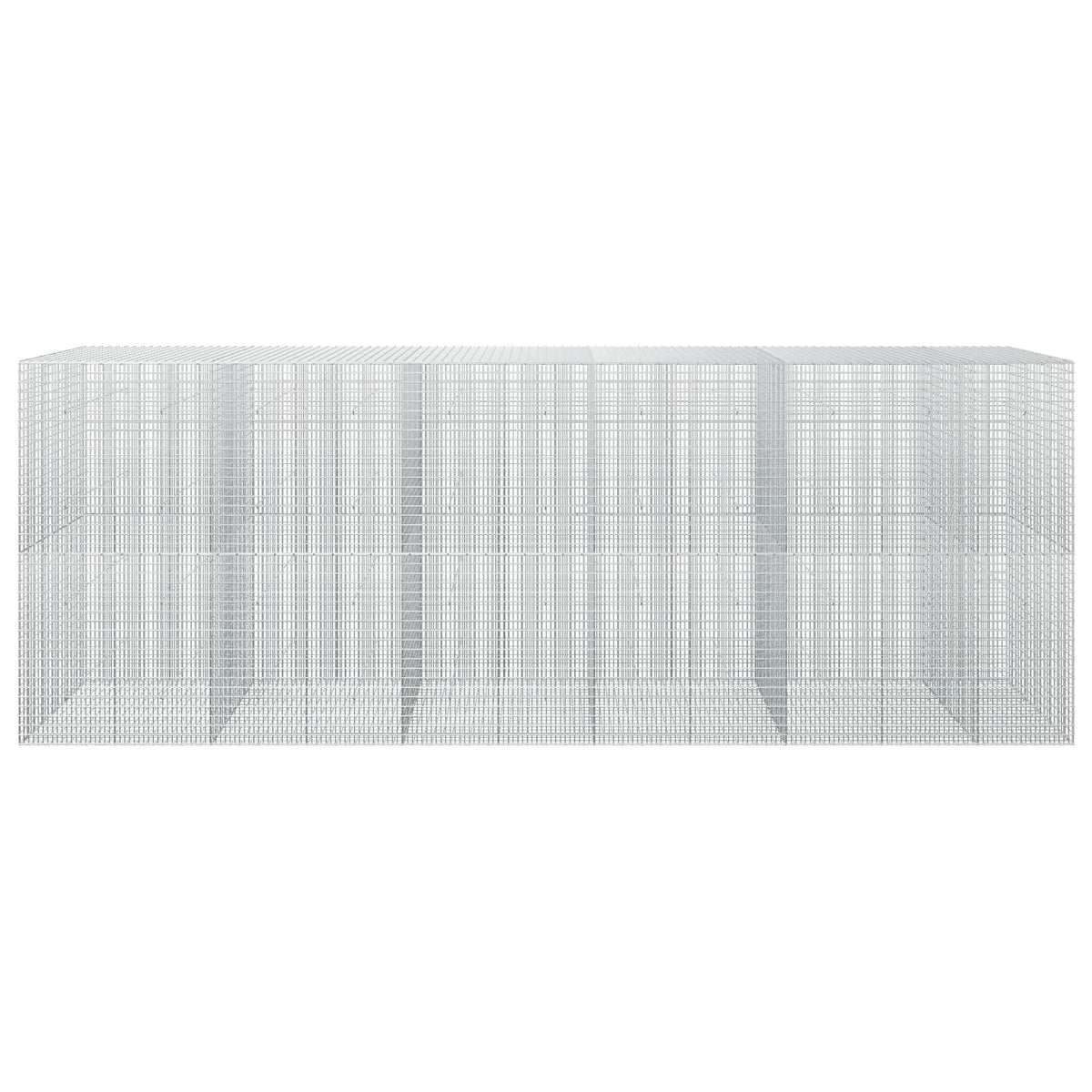 vidaXL Gabion z drutu 3,5 mm i siatką 5x2,5 cm 550x50x200 cm
