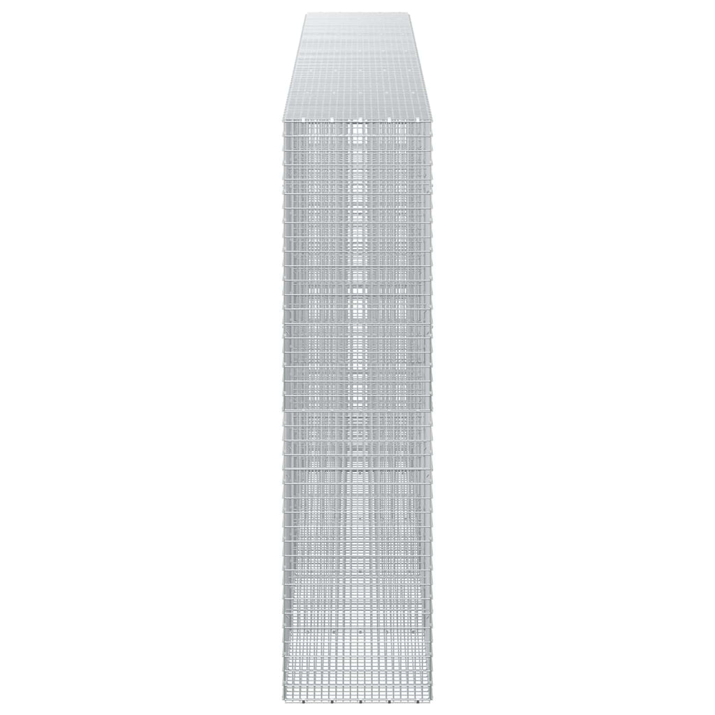 vidaXL Gabion z drutu 3,5 mm i siatką 5x2,5 cm 550x50x200 cm