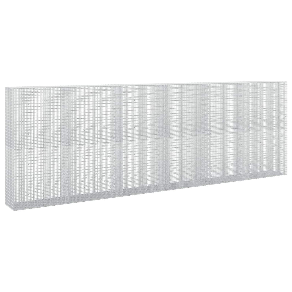 vidaXL Gabion z drutu 3,5 mm i siatką 5x2,5 cm 600x50x200 cm
