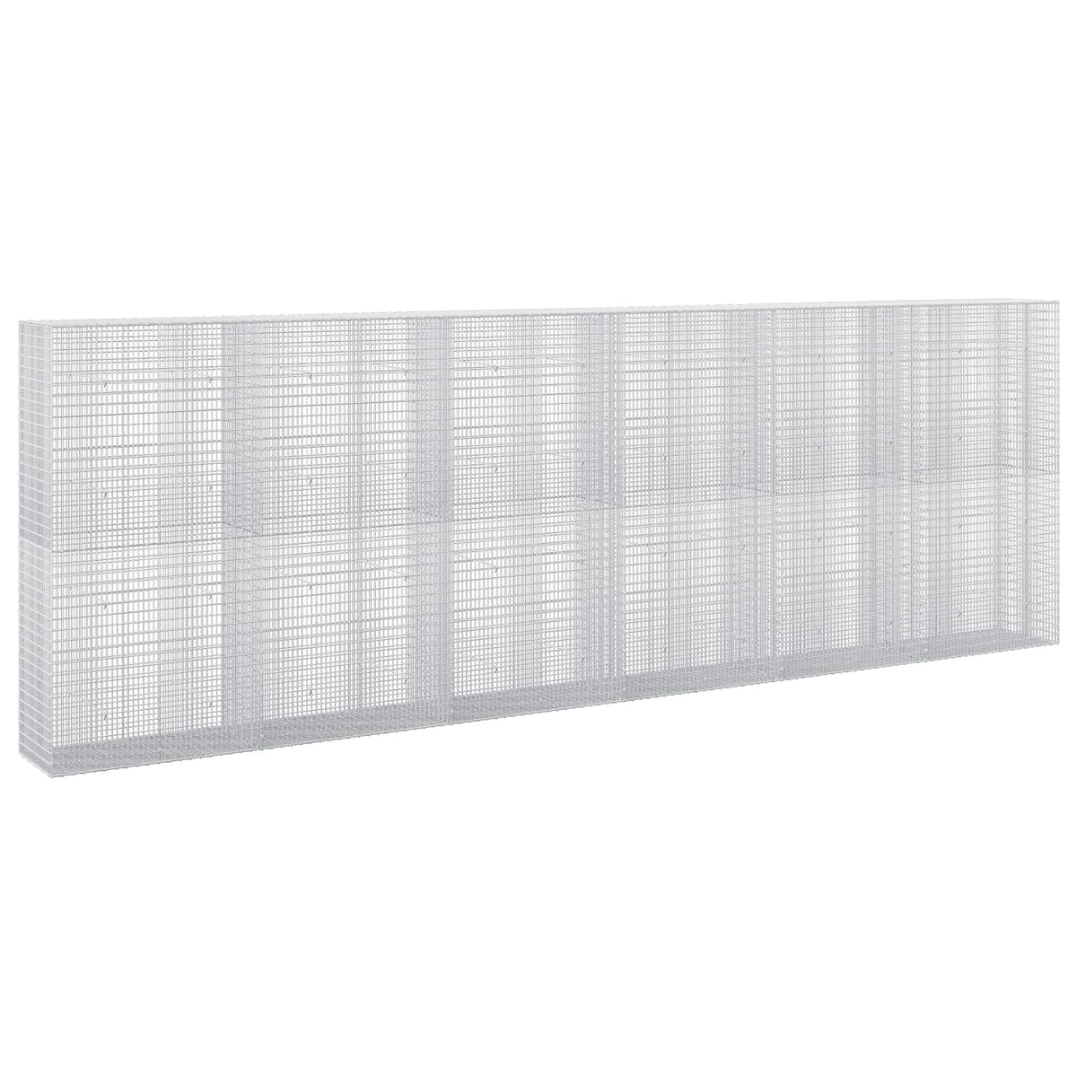 vidaXL Gabion z drutu 3,5 mm i siatką 5x2,5 cm 600x50x200 cm