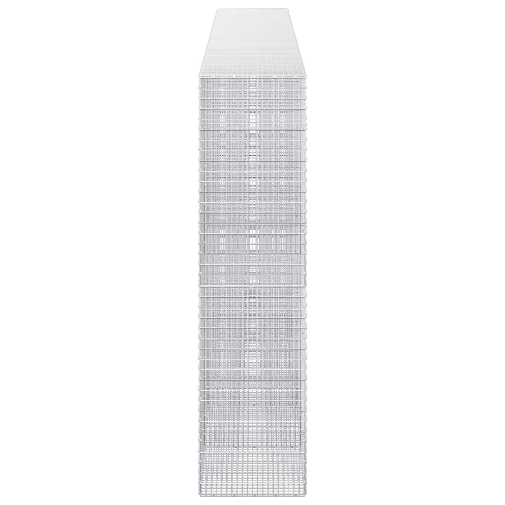 vidaXL Gabion z drutu 3,5 mm i siatką 5x2,5 cm 600x50x200 cm
