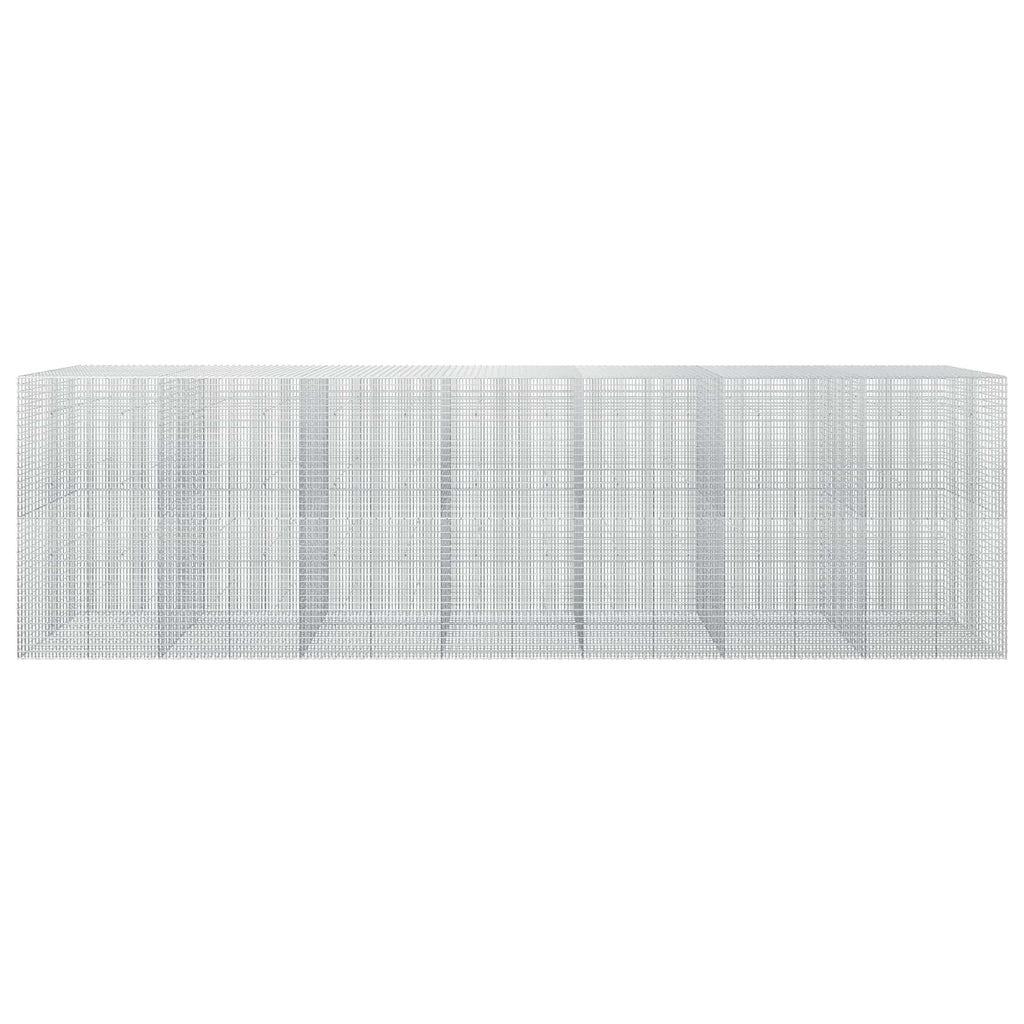 vidaXL Gabion z drutu 3,5 mm i siatką 5x2,5 cm 700x50x200 cm