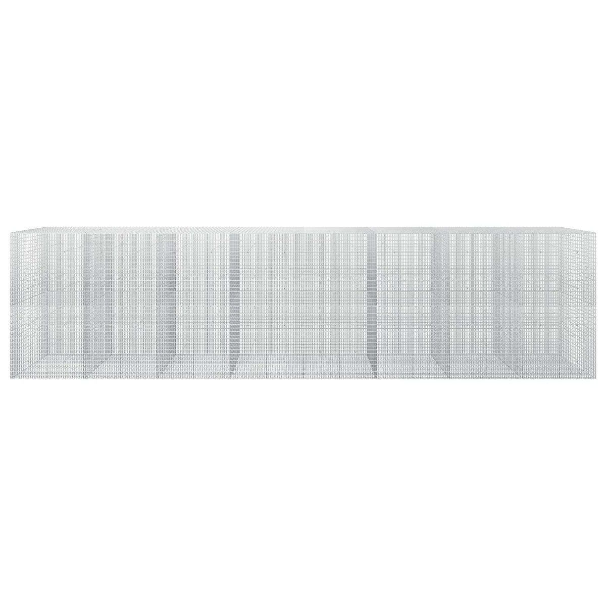 vidaXL Gabion z drutu 3,5 mm i siatką 5x2,5 cm 800x50x200 cm