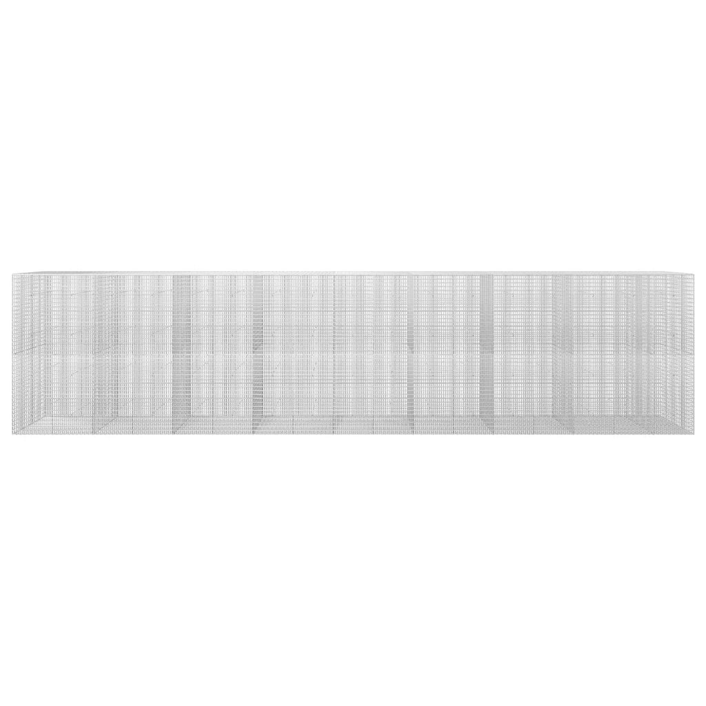 vidaXL Gabion z drutu 3,5 mm i siatką 5x2,5 cm 850x50x200 cm