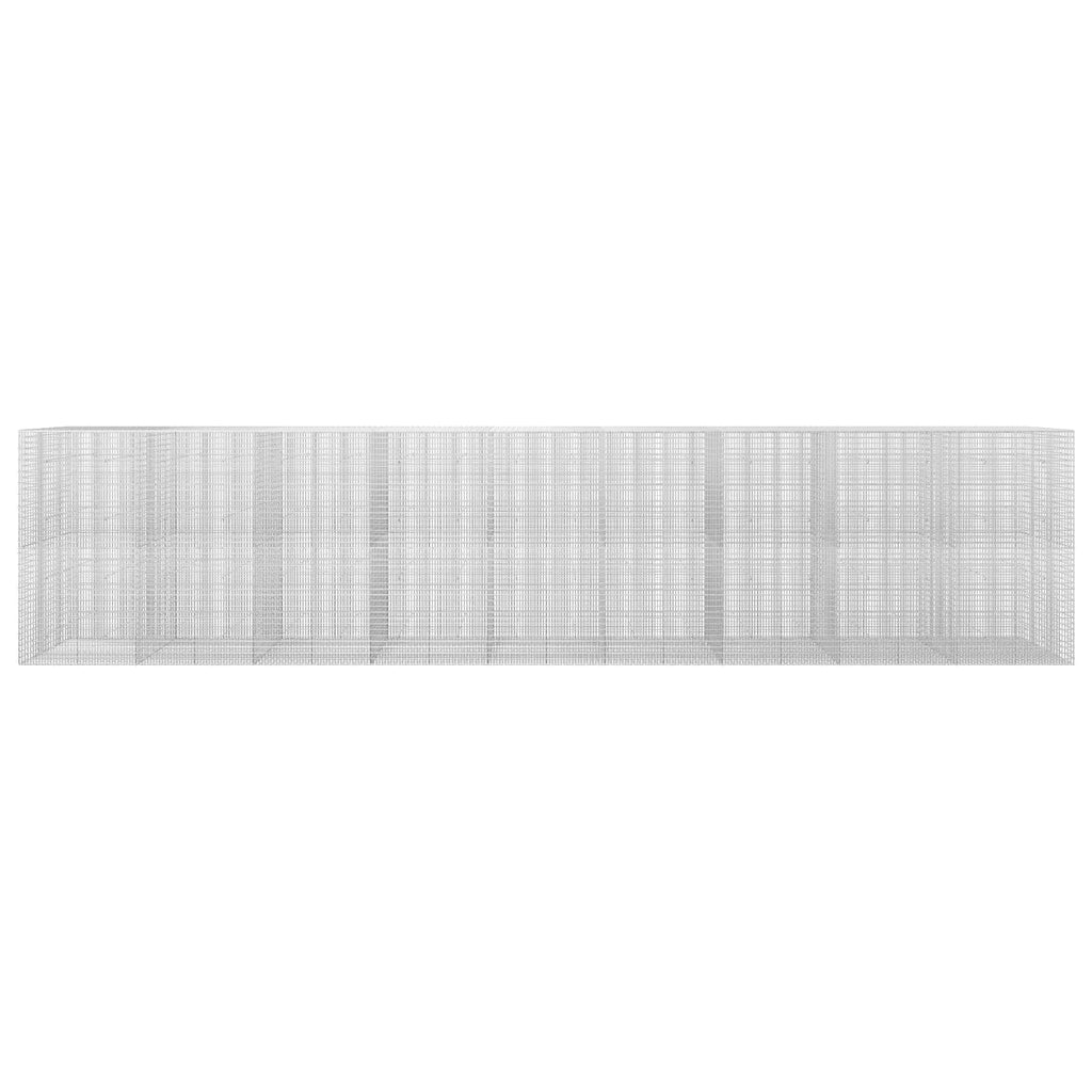 vidaXL Gabion z drutu 3,5 mm i siatką 5x2,5 cm 900x50x200 cm