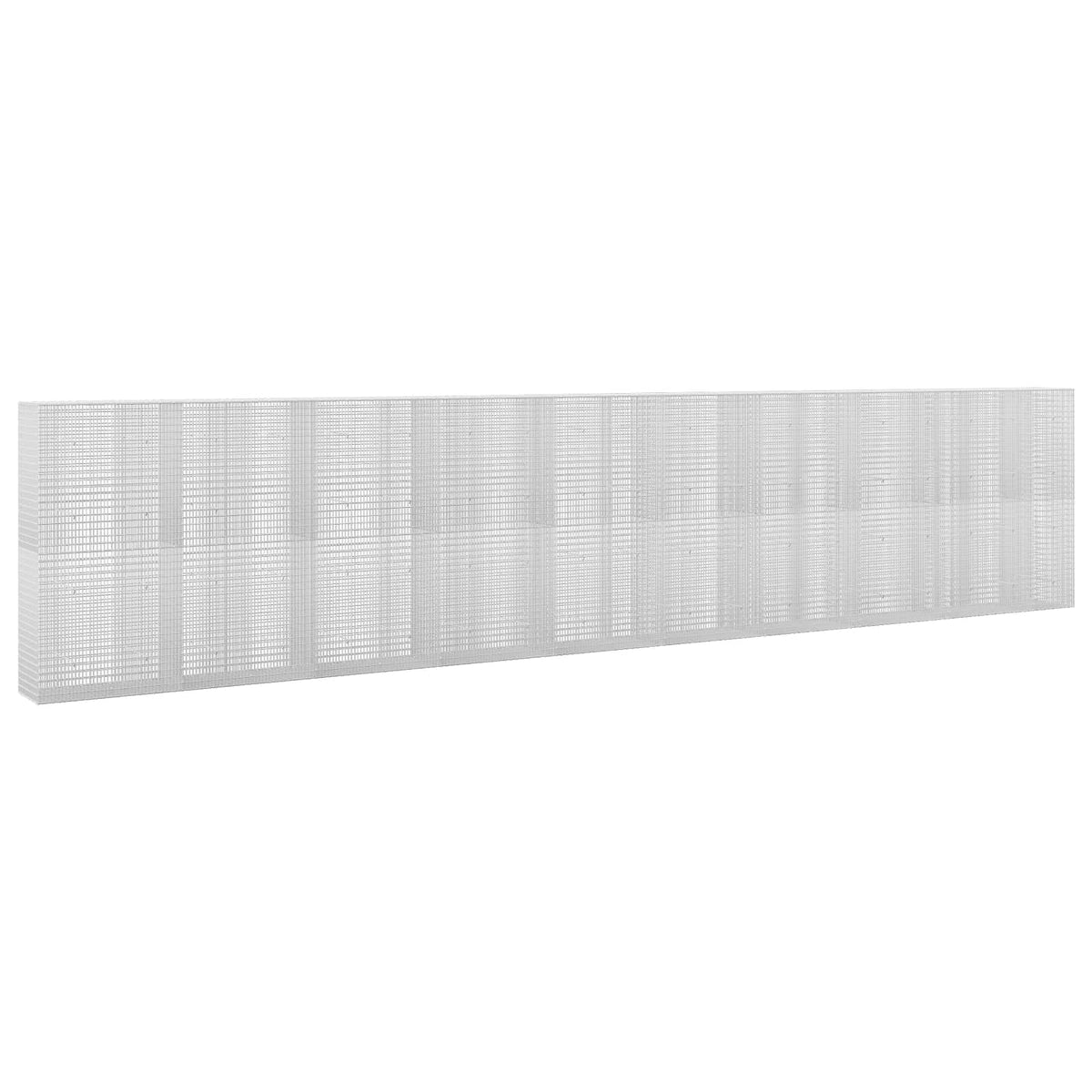 vidaXL Gabion z drutu 3,5 mm i siatką 5x2,5 cm 950x50x200 cm