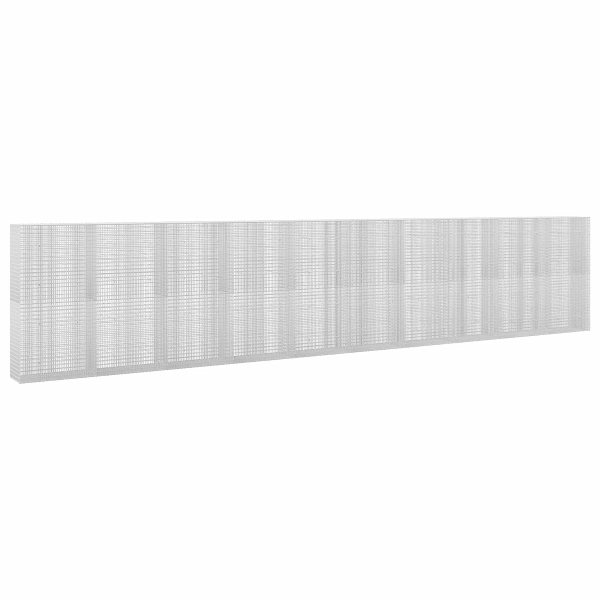vidaXL Gabion z drutu 3,5 mm i siatką 5x2,5 cm 1000x50x200 cm