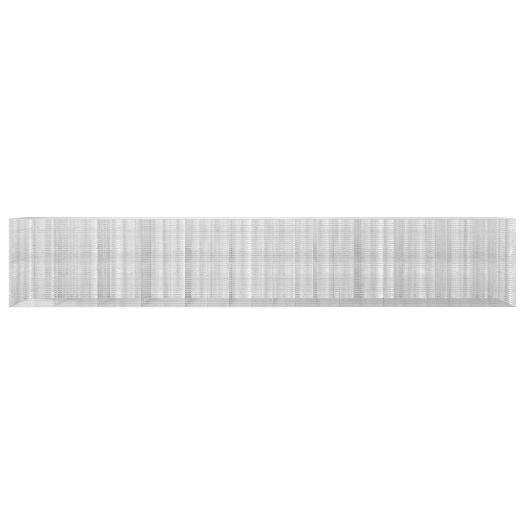 vidaXL Gabion z drutu 3,5 mm i siatką 5x2,5 cm 1150x50x200 cm