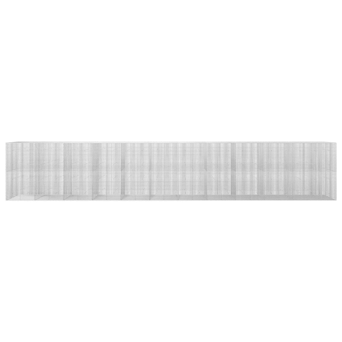 vidaXL Gabion z drutu 3,5 mm i siatką 5x2,5 cm 1150x50x200 cm
