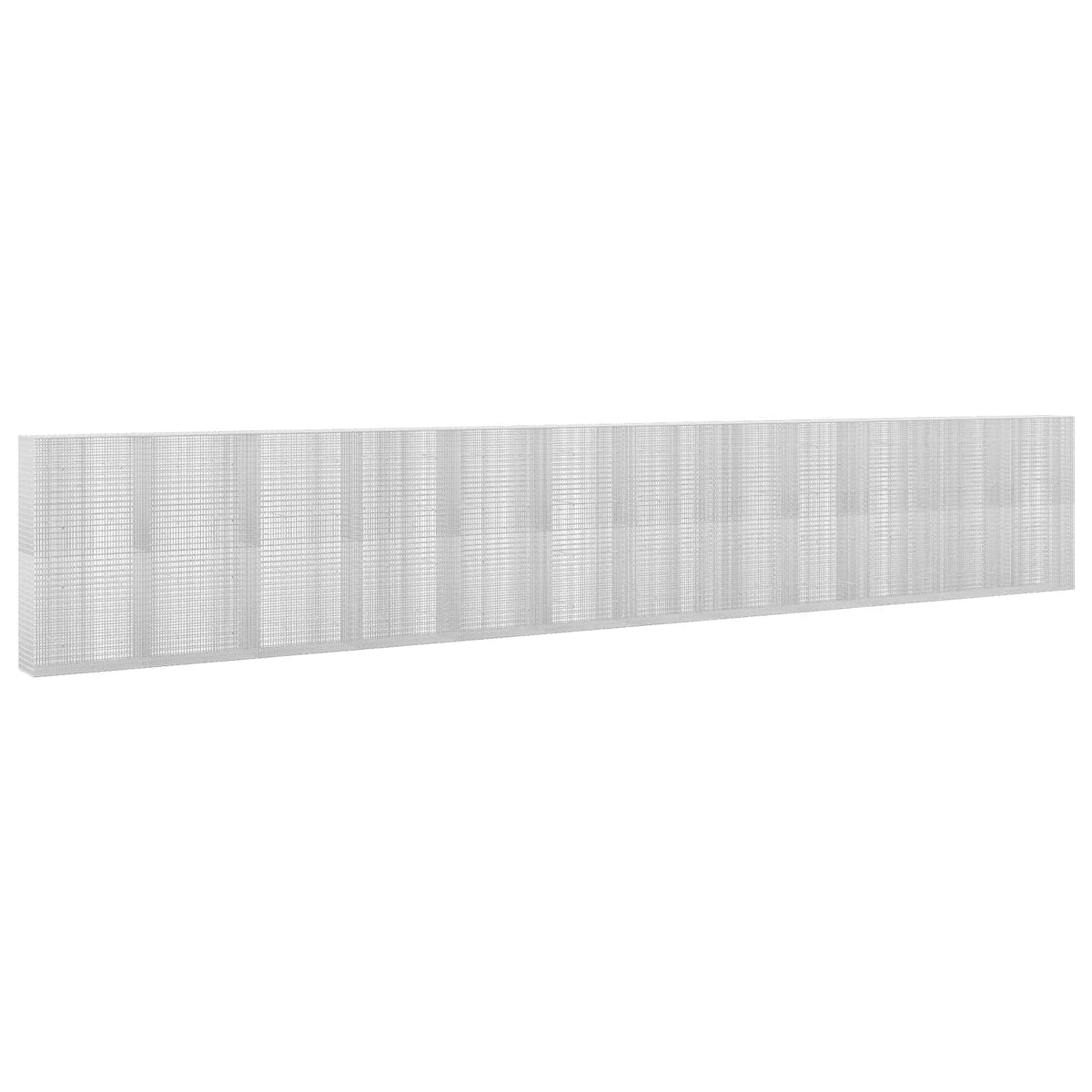 vidaXL Gabion z drutu 3,5 mm i siatką 5x2,5 cm 1200x50x200 cm