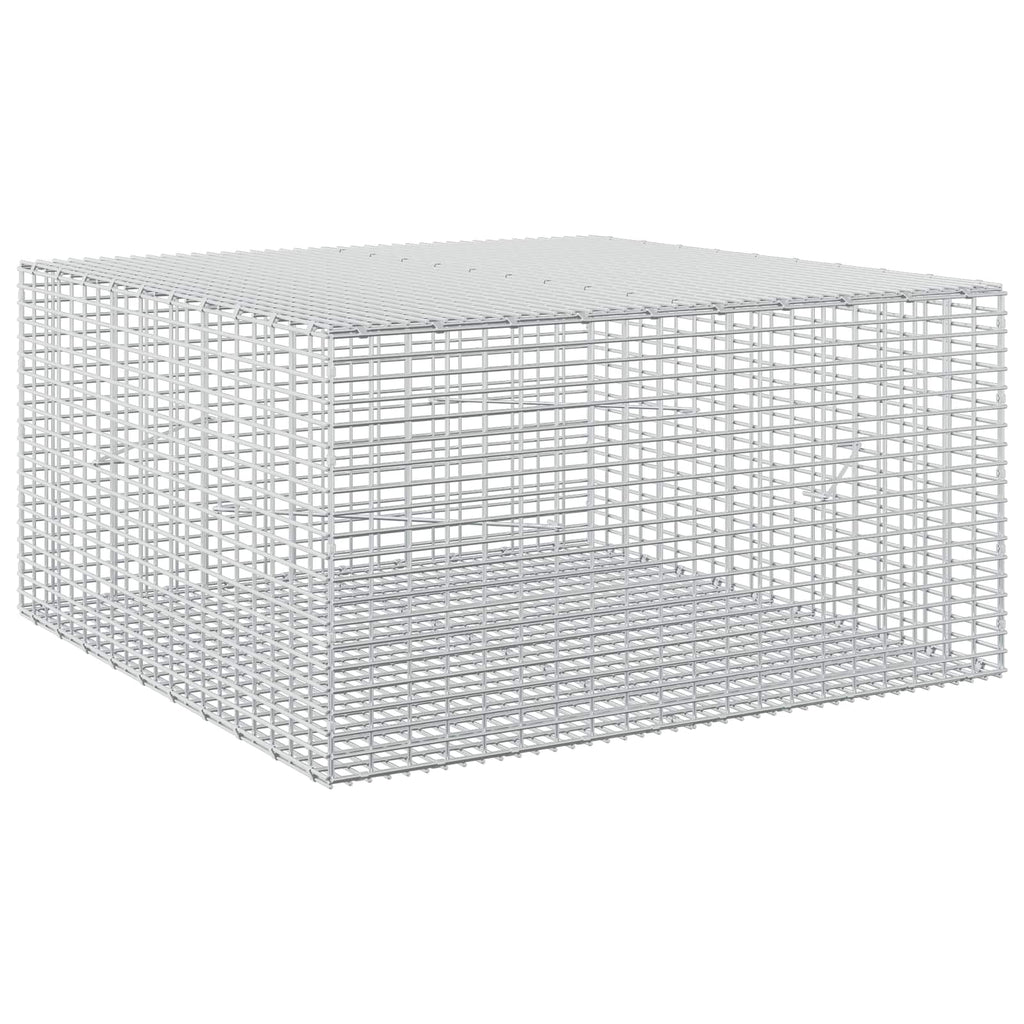 vidaXL Gabion z drutu 3,5 mm i siatką 5x2,5 cm 100x100x50 cm