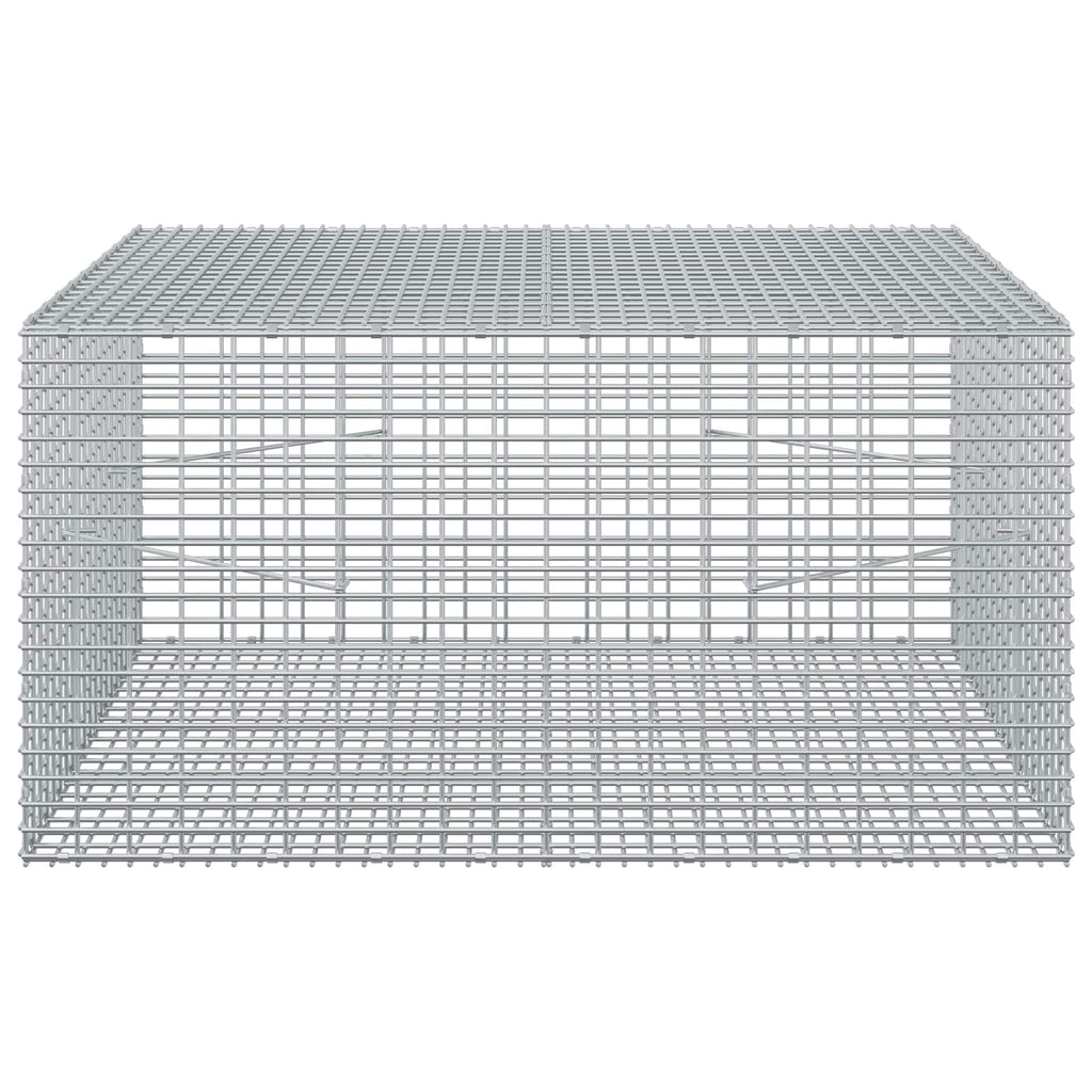 vidaXL Gabion z drutu 3,5 mm i siatką 5x2,5 cm 100x100x50 cm