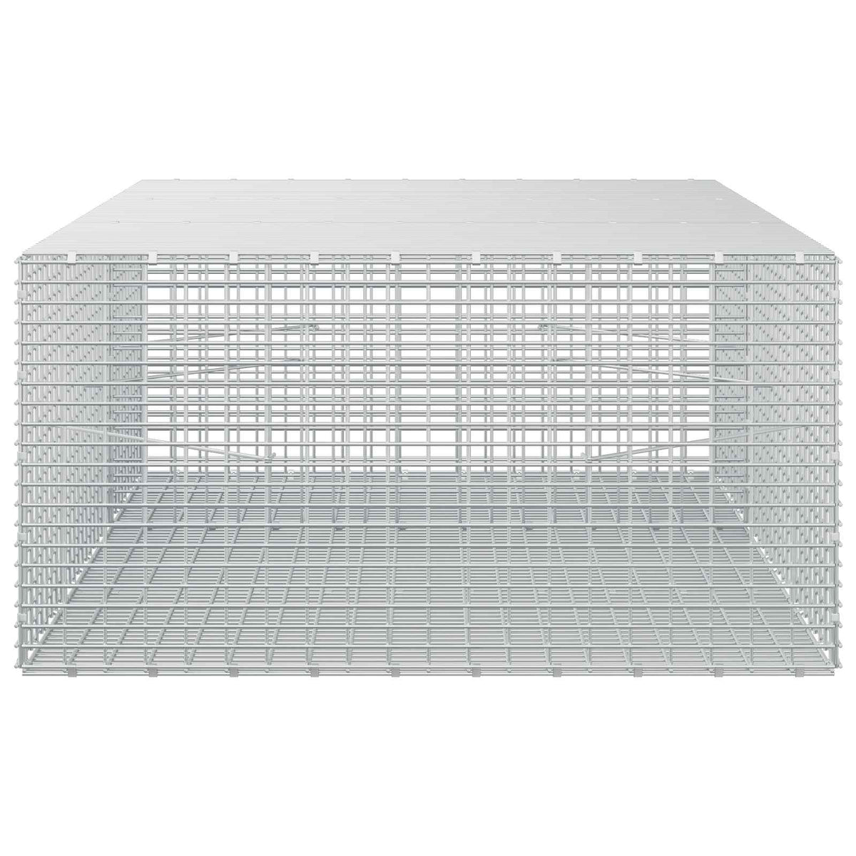 vidaXL Gabion z drutu 3,5 mm i siatką 5x2,5 cm 150x100x50 cm