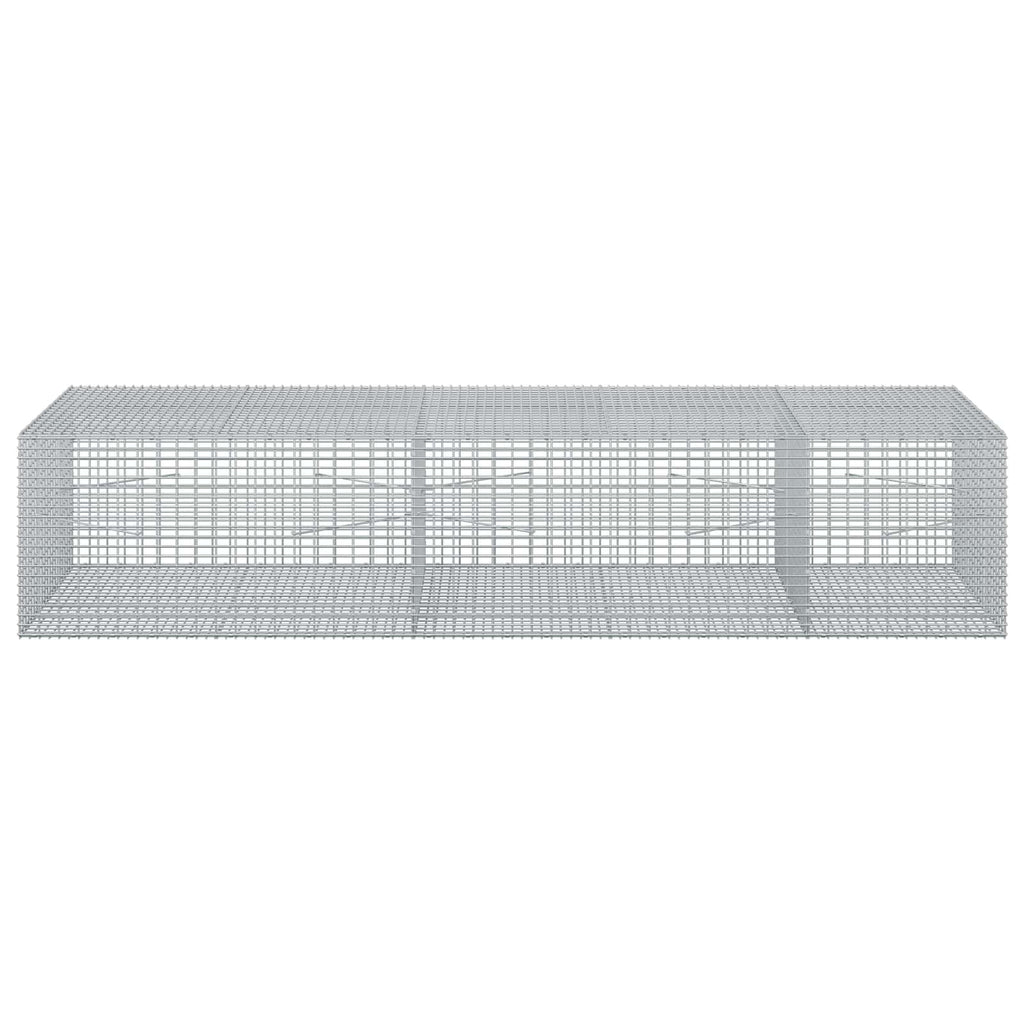 vidaXL Gabion z drutu 3,5 mm i siatką 5x2,5 cm 250x100x50 cm