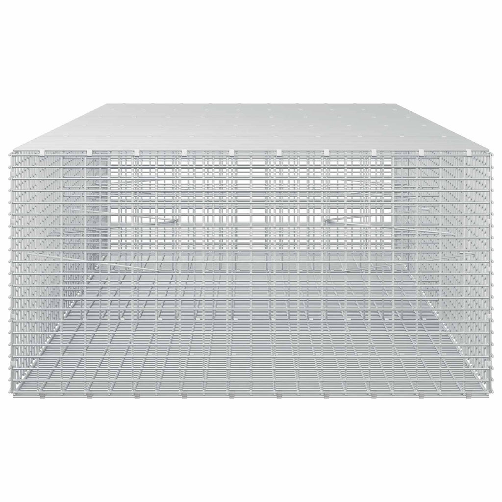 vidaXL Gabion z drutu 3,5 mm i siatką 5x2,5 cm 250x100x50 cm
