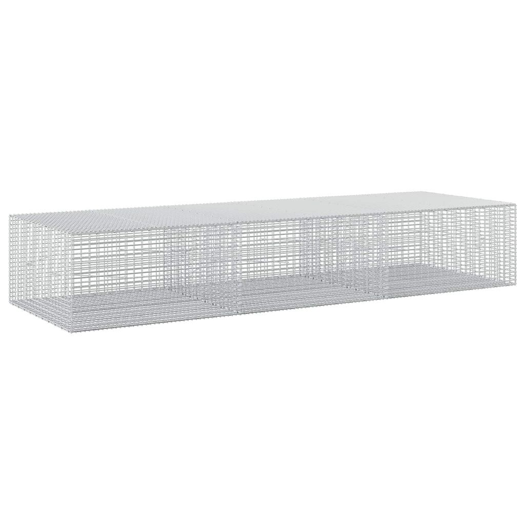 vidaXL Gabion z drutu 3,5 mm i siatką 5x2,5 cm 300x100x50 cm