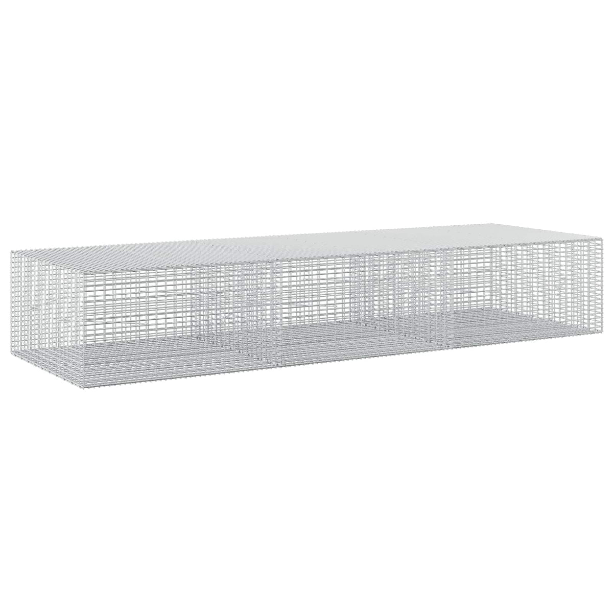 vidaXL Gabion z drutu 3,5 mm i siatką 5x2,5 cm 300x100x50 cm