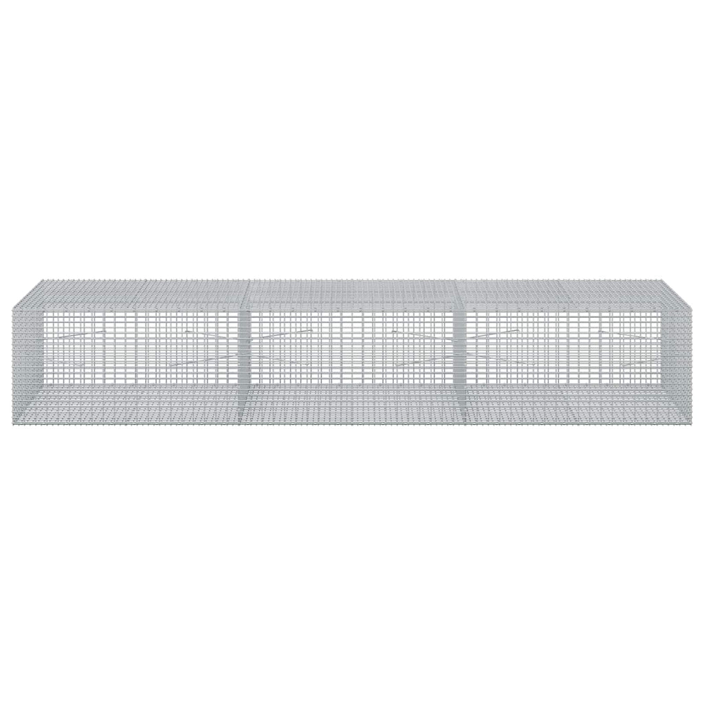 vidaXL Gabion z drutu 3,5 mm i siatką 5x2,5 cm 300x100x50 cm
