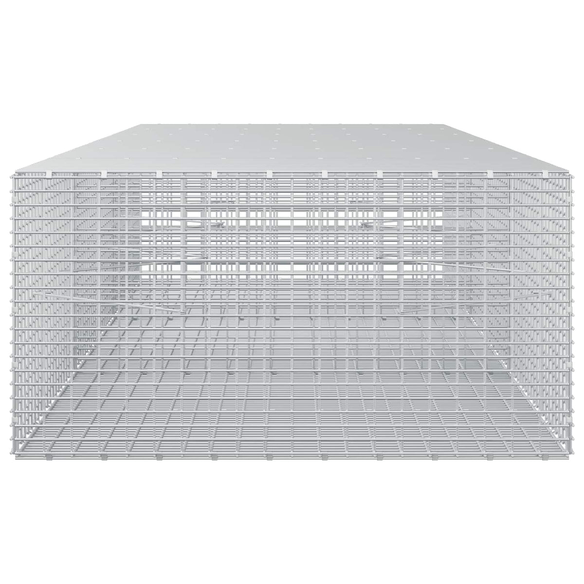 vidaXL Gabion z drutu 3,5 mm i siatką 5x2,5 cm 300x100x50 cm