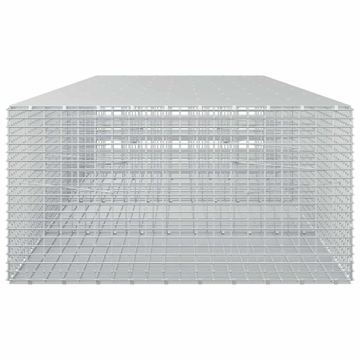 vidaXL Gabion z drutu 3,5 mm i siatką 5x2,5 cm 400x100x50 cm