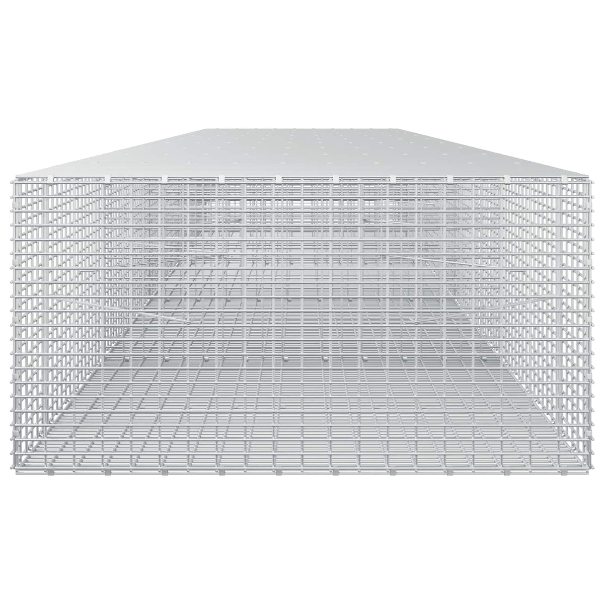 vidaXL Gabion z drutu 3,5 mm i siatką 5x2,5 cm 450x100x50 cm