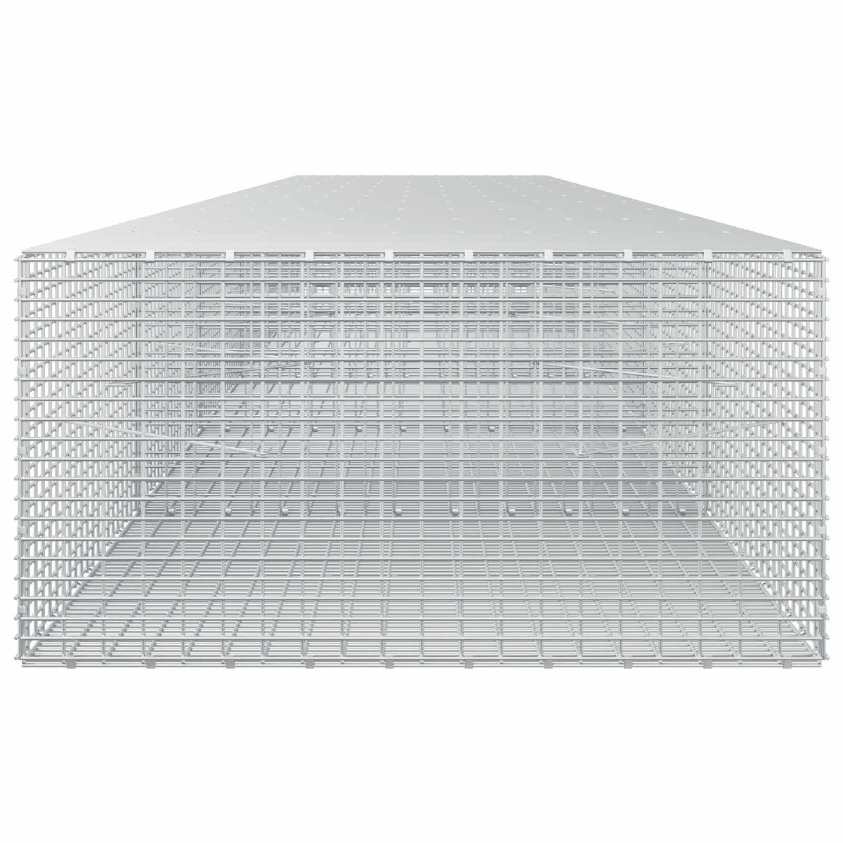 vidaXL Gabion z drutu 3,5 mm i siatką 5x2,5 cm 550x100x50 cm