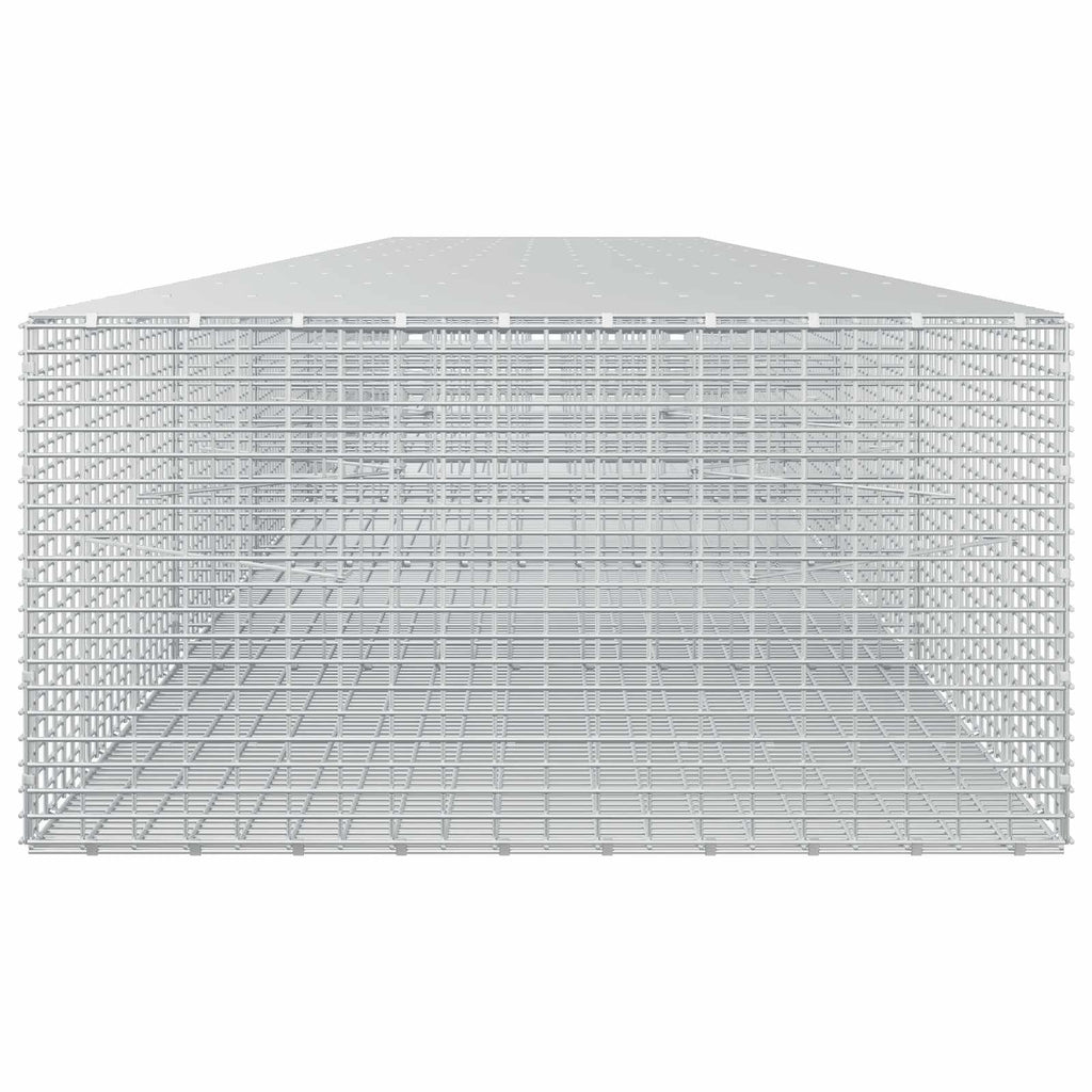 vidaXL Gabion z drutu 3,5 mm i siatką 5x2,5 cm 600x100x50 cm