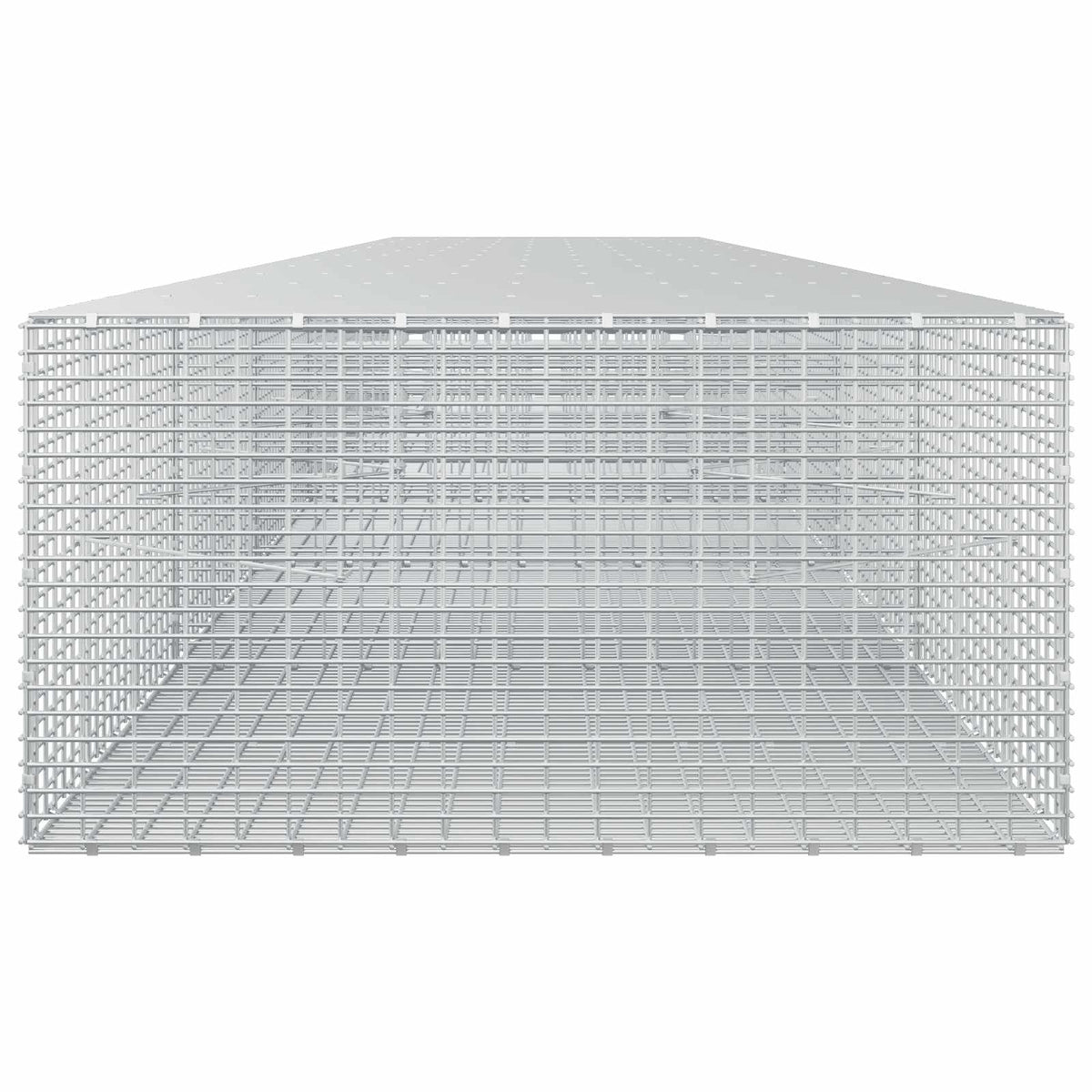 vidaXL Gabion z drutu 3,5 mm i siatką 5x2,5 cm 600x100x50 cm