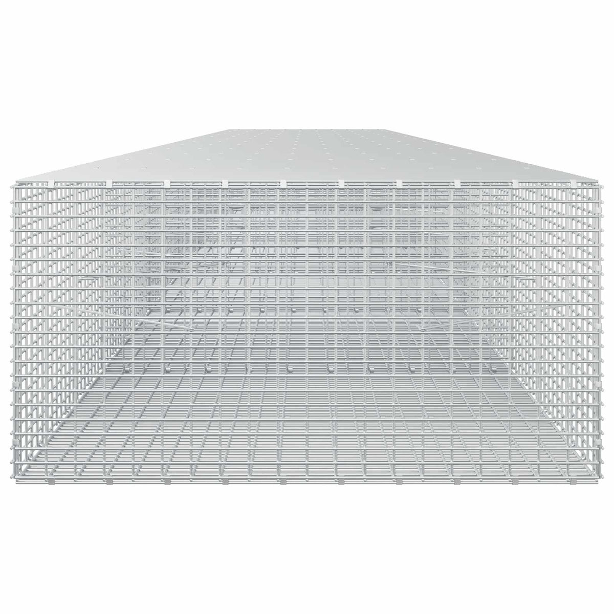 vidaXL Gabion z drutu 3,5 mm i siatką 5x2,5 cm 650x100x50 cm