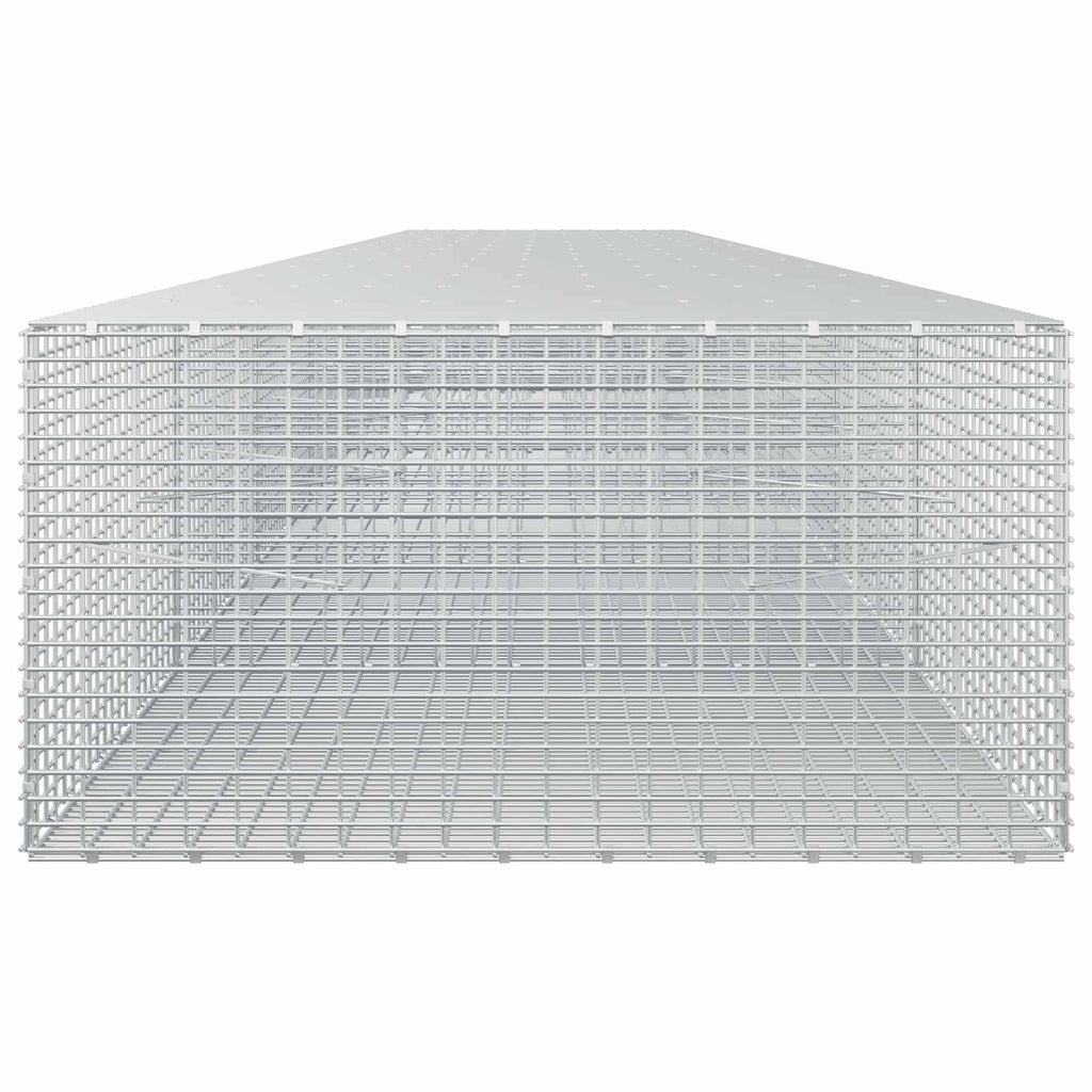 vidaXL Gabion z drutu 3,5 mm i siatką 5x2,5 cm 700x100x50 cm