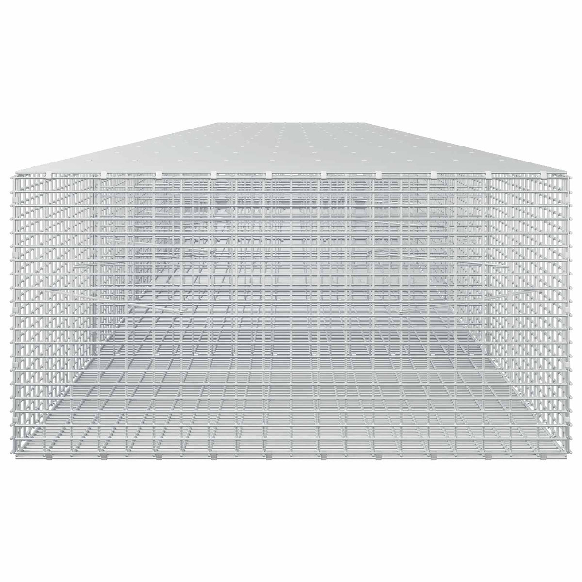 vidaXL Gabion z drutu 3,5 mm i siatką 5x2,5 cm 700x100x50 cm