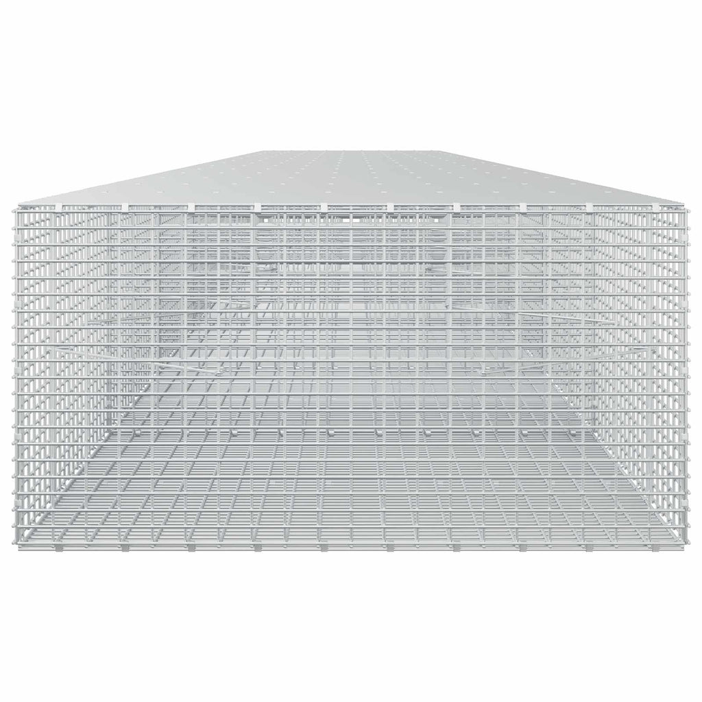 vidaXL Gabion z drutu 3,5 mm i siatką 5x2,5 cm 750x100x50 cm