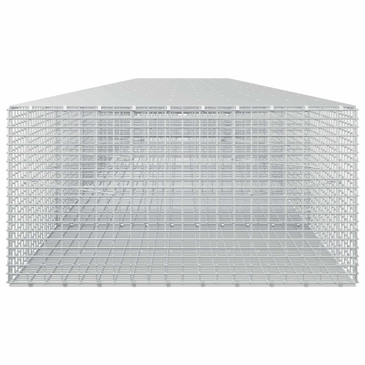vidaXL Gabion z drutu 3,5 mm i siatką 5x2,5 cm 750x100x50 cm